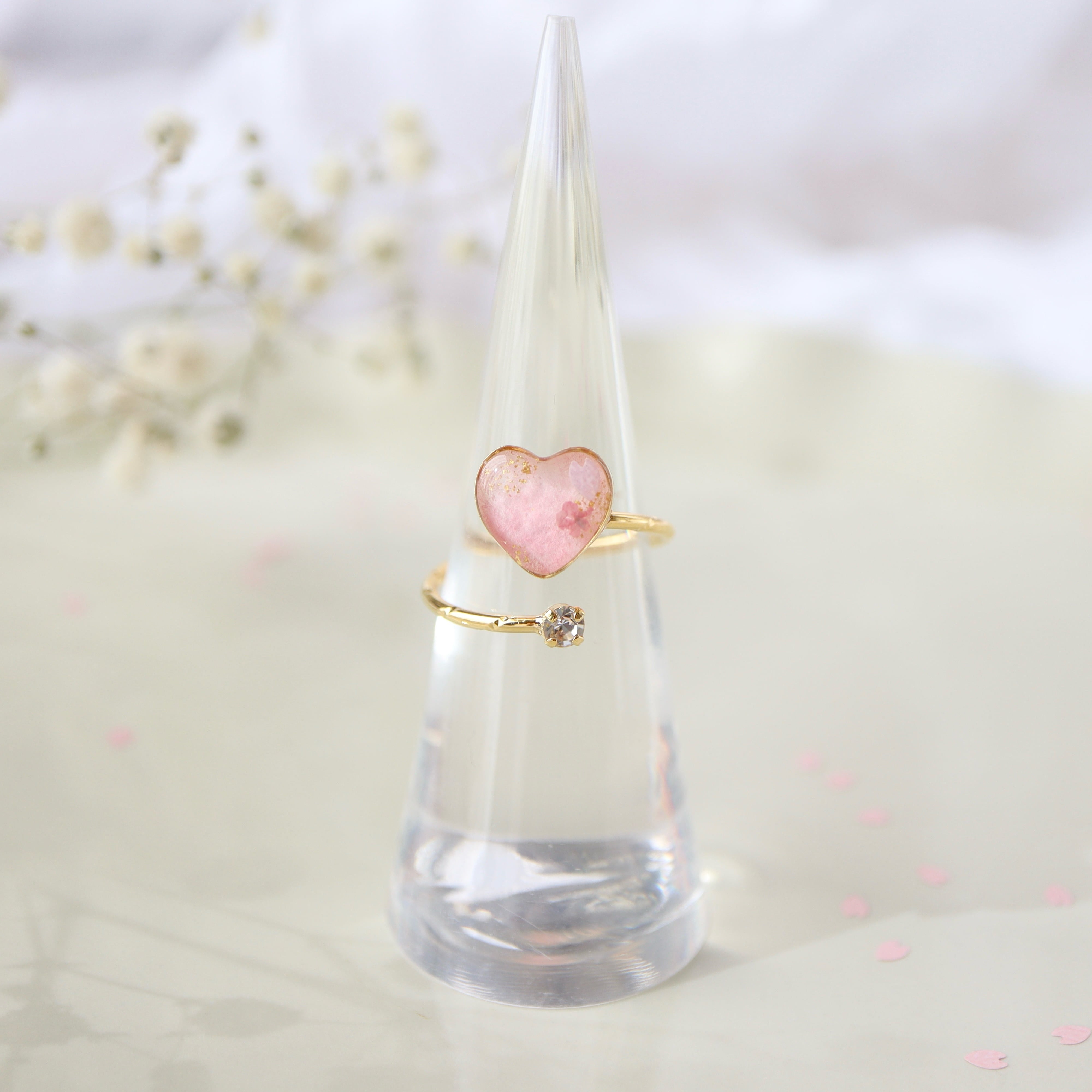 【ﾌﾘｰｻｲｽﾞﾘﾝｸﾞ】 1点もの＊和紙と水彩の彩り ~桜~