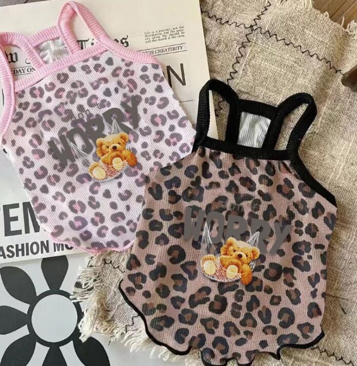 《予約》1103191 ヒョウ柄くまさんキャミ