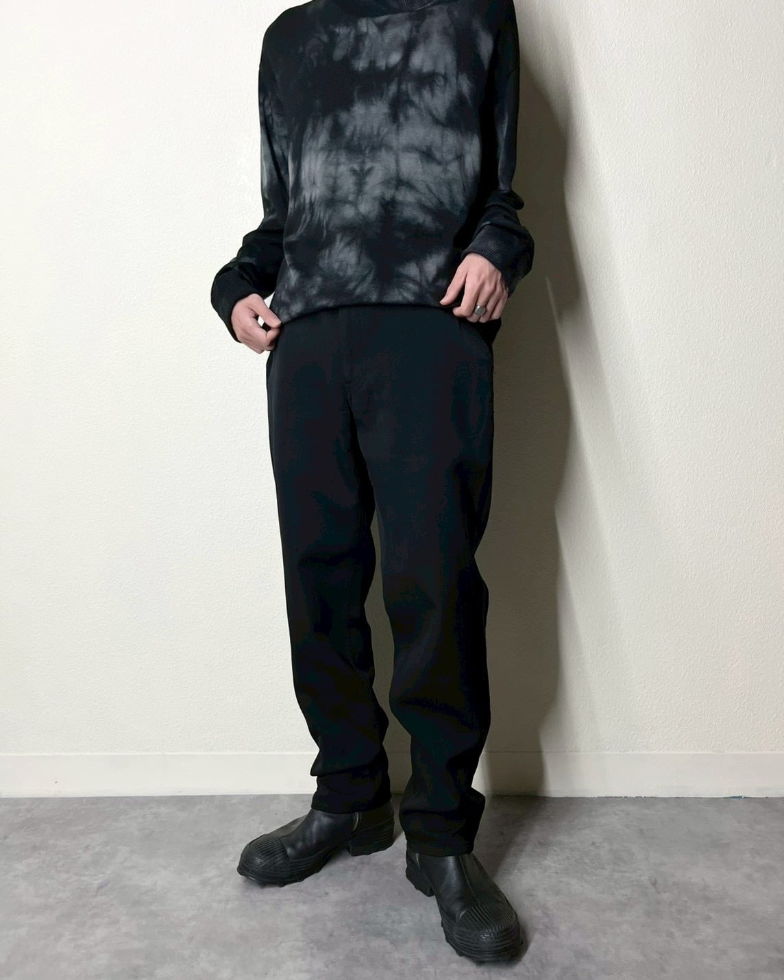 03AW COMME des GARCONS HOMME PLUS Wool×Cotton Slim Trousers