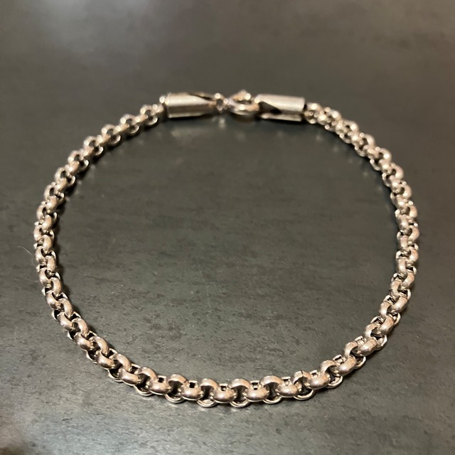 SILVER925 ESCARGOT CHAIN BRACELET/シルバー/ブレスレット 