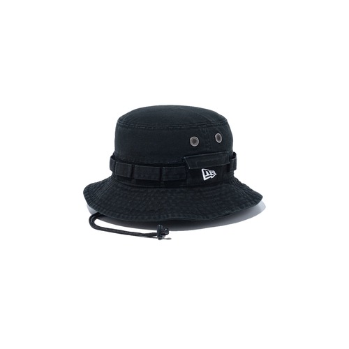 【正規品】NEW ERA ニューエラ ハット メンズ レディース 登山 アウトドア ダックコットン UV対策 BLACK