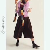 【2color】光をすくうふわふわショートカーディガン 《P0307》