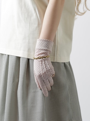 MESH GLOVES -NUDE BEIGE-