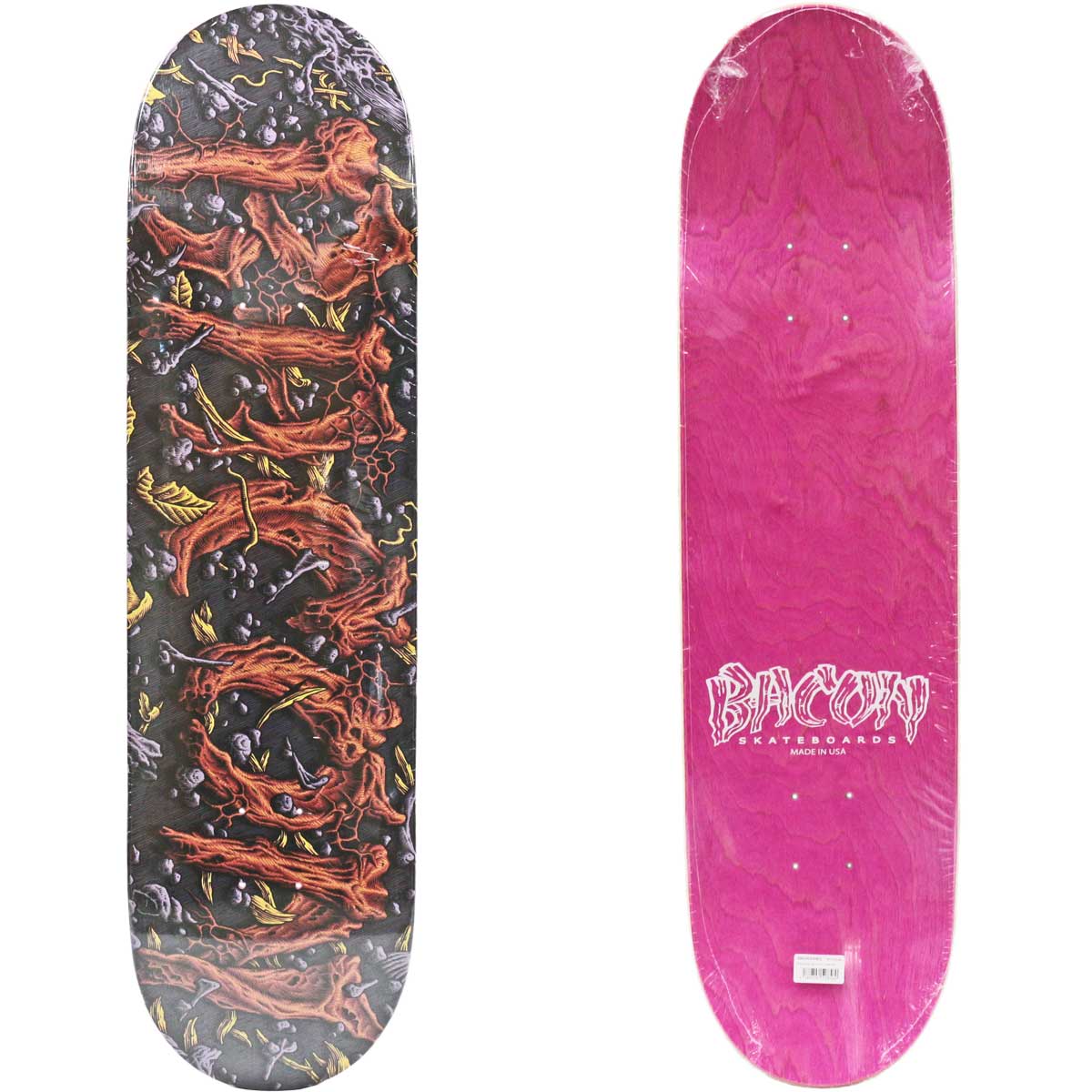 ベーコン 8.25インチ スケボー デッキ Bacon Skateboards Team Metal