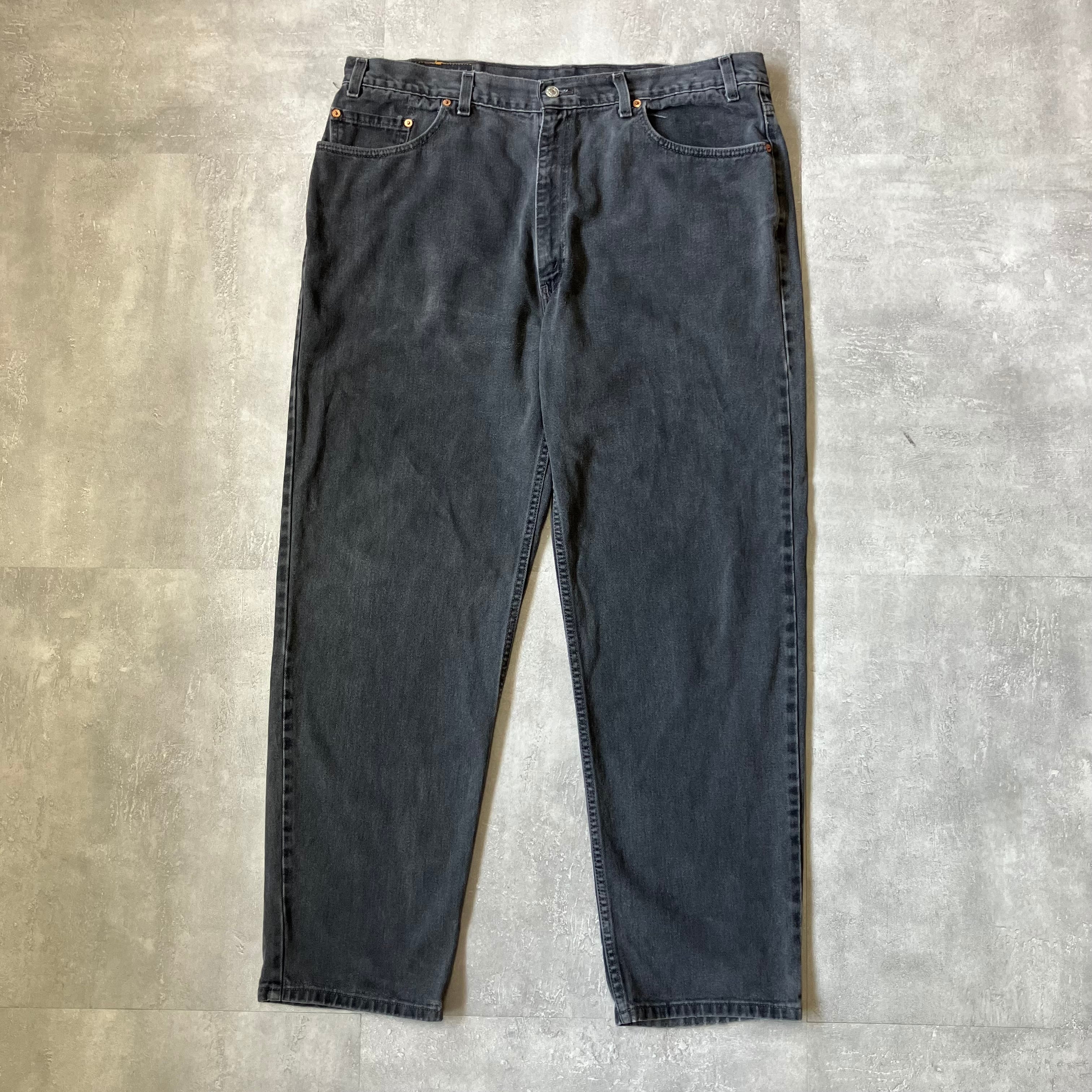 《実寸w41l29》Levi's リーバイス 550 90s usa製 ブラックデニム バギーデニム No.3411