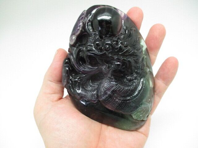 レア品　フローライト龍