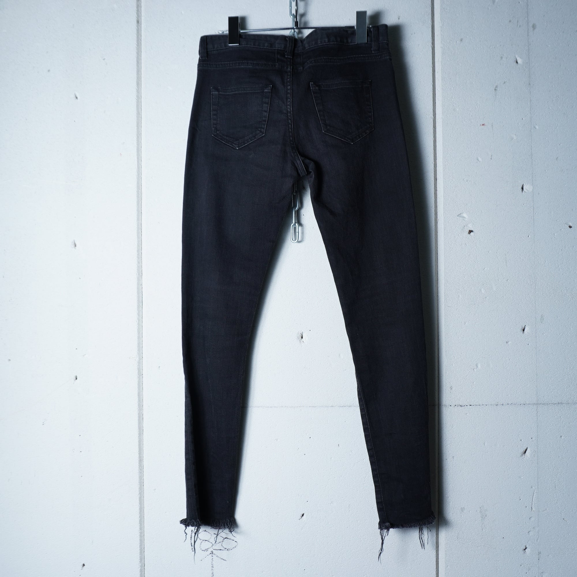 Saint Laurent】サンローラン エディ期 ダメージ加工カットオフデニム