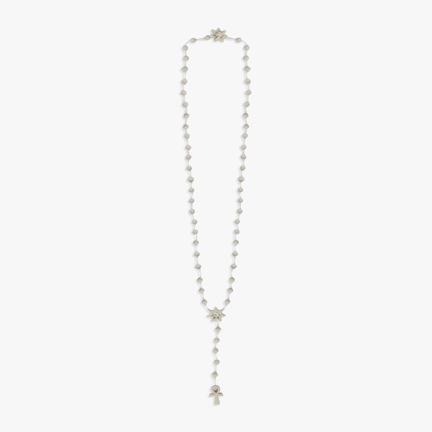 Fake as flowers 白ネックレス FAF (FAKE AS FLOWERS) Peace Necklace