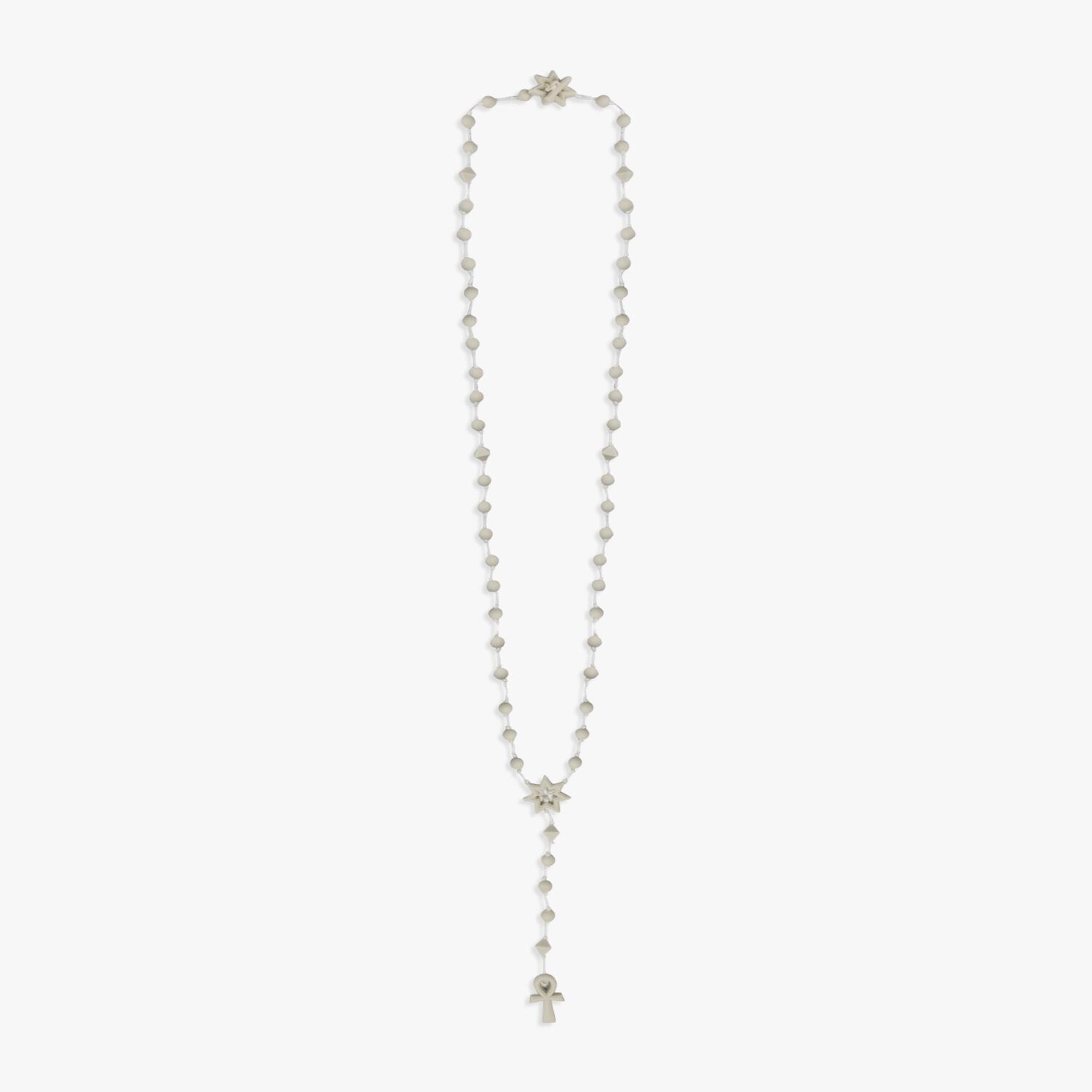FAKE AS FLOWERS / FAF 26AW AKHARA NECKLACE (MILK)
