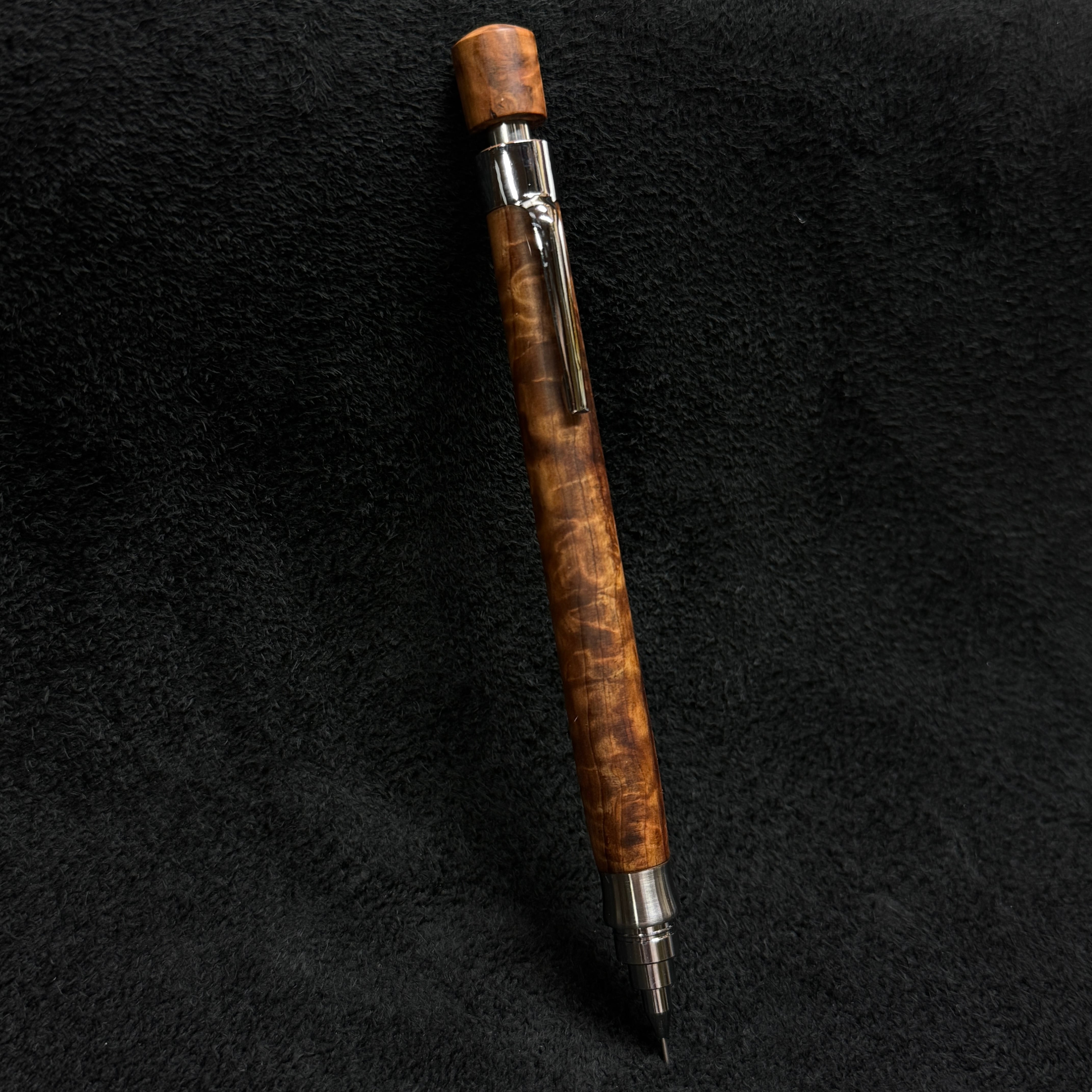 107黒檀強低重心木軸 PG-5用 先端金属タイプ2 真鍮 | handwood