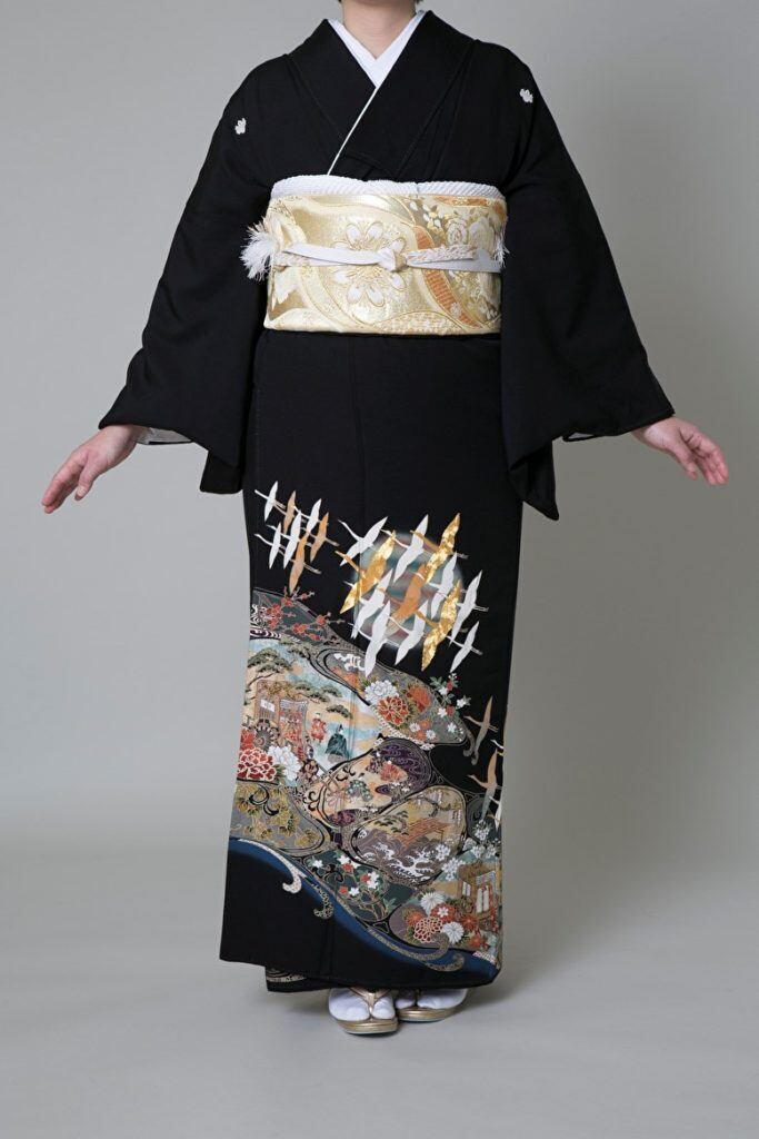 【レンタル】黒留袖 TDM-6(Mサイズ)