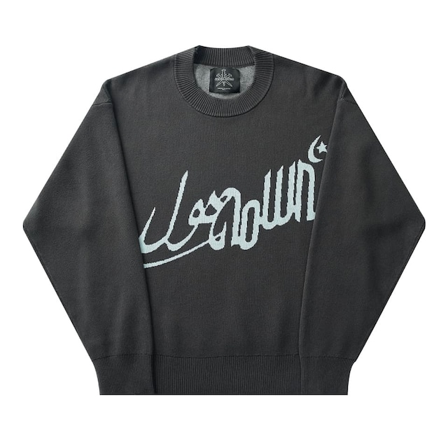 【UNKNOWN LONDON】HYBRID LOGO KNITWEAR