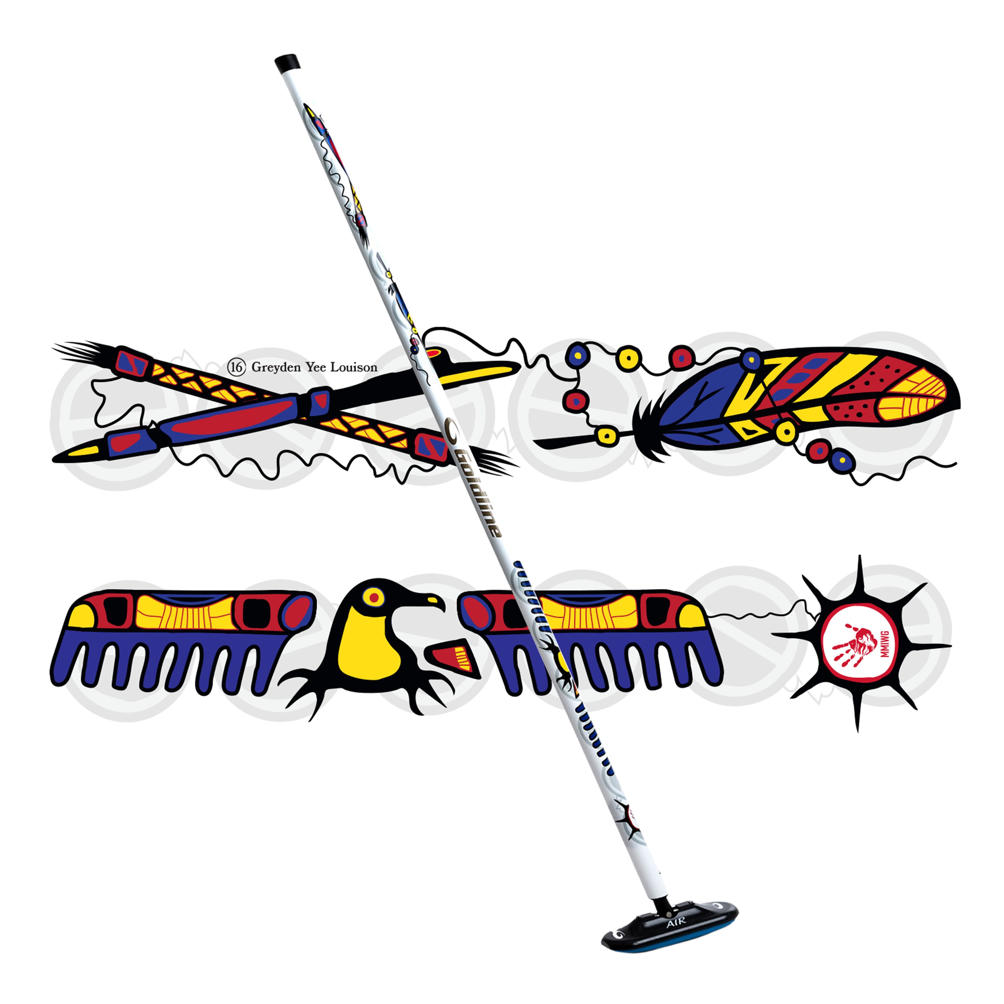 #UnitedWeCurl ファイバーライト Air ブラシ Indigenous Cultureデザイン