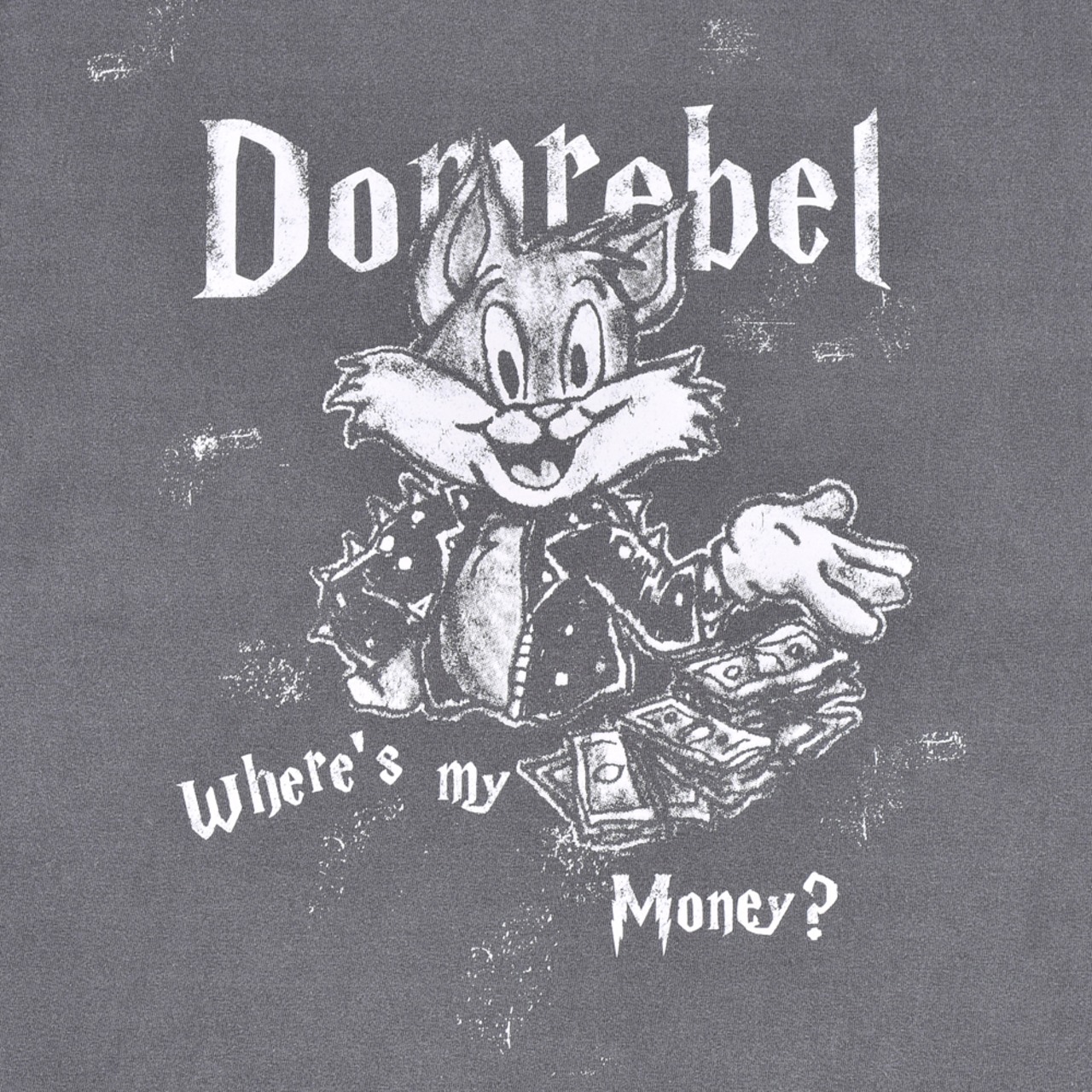 【DOMREBEL】COLLECT - T-SHIRT FADED BLACK - 4