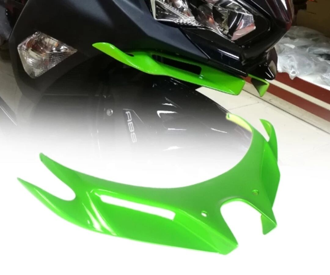ninja250/ninja400 ウイングレット ライムグリーン ABS | Zracing