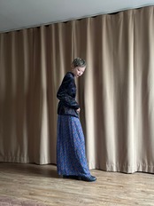 MADE IN CANADA paisley velour jacket-5045-10