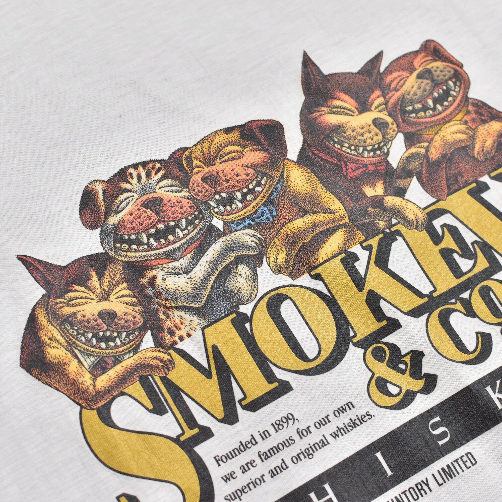 80～90s SUNTORY SMOKEY & Co. WHISKY T-shirt | 古着屋 grin