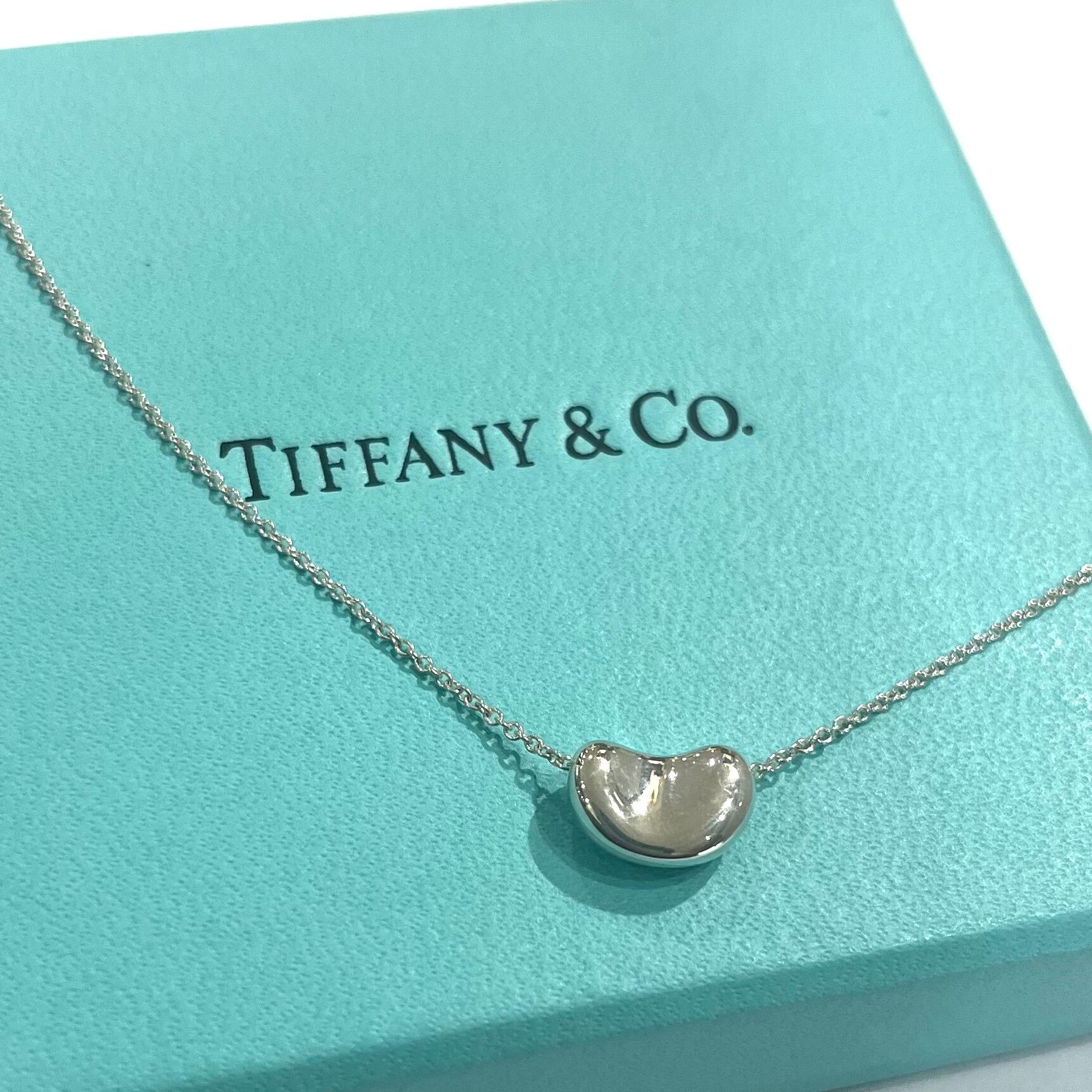 TIFFANY&CO.】2285 ミニビーン ネックレス／Elsa Peretti／自然美と