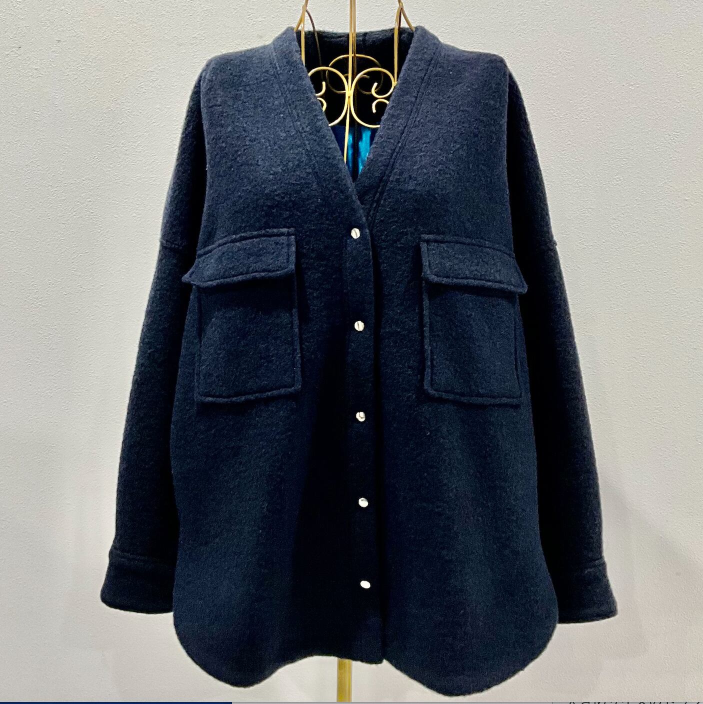 LEk cudレカット 起毛素材のオーバーシャツアウター【446418】 | vialuna 