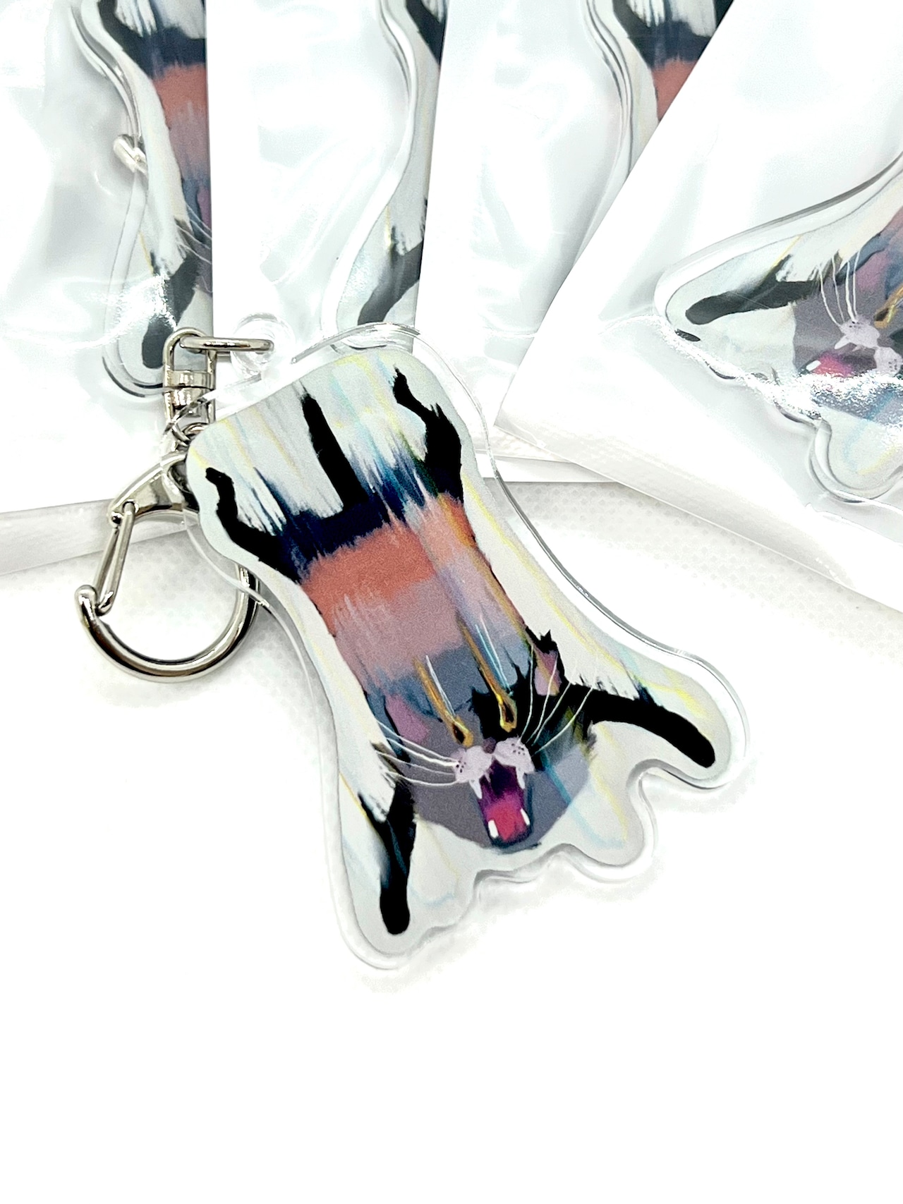 キーホルダー『Falling Cat』70mm