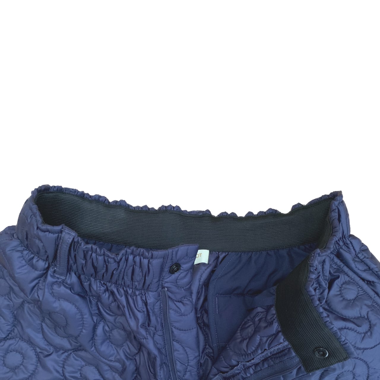 LOGO PATTERN QUILTING PANTS -NAVY- | 8G SHOOT WEBSTORE