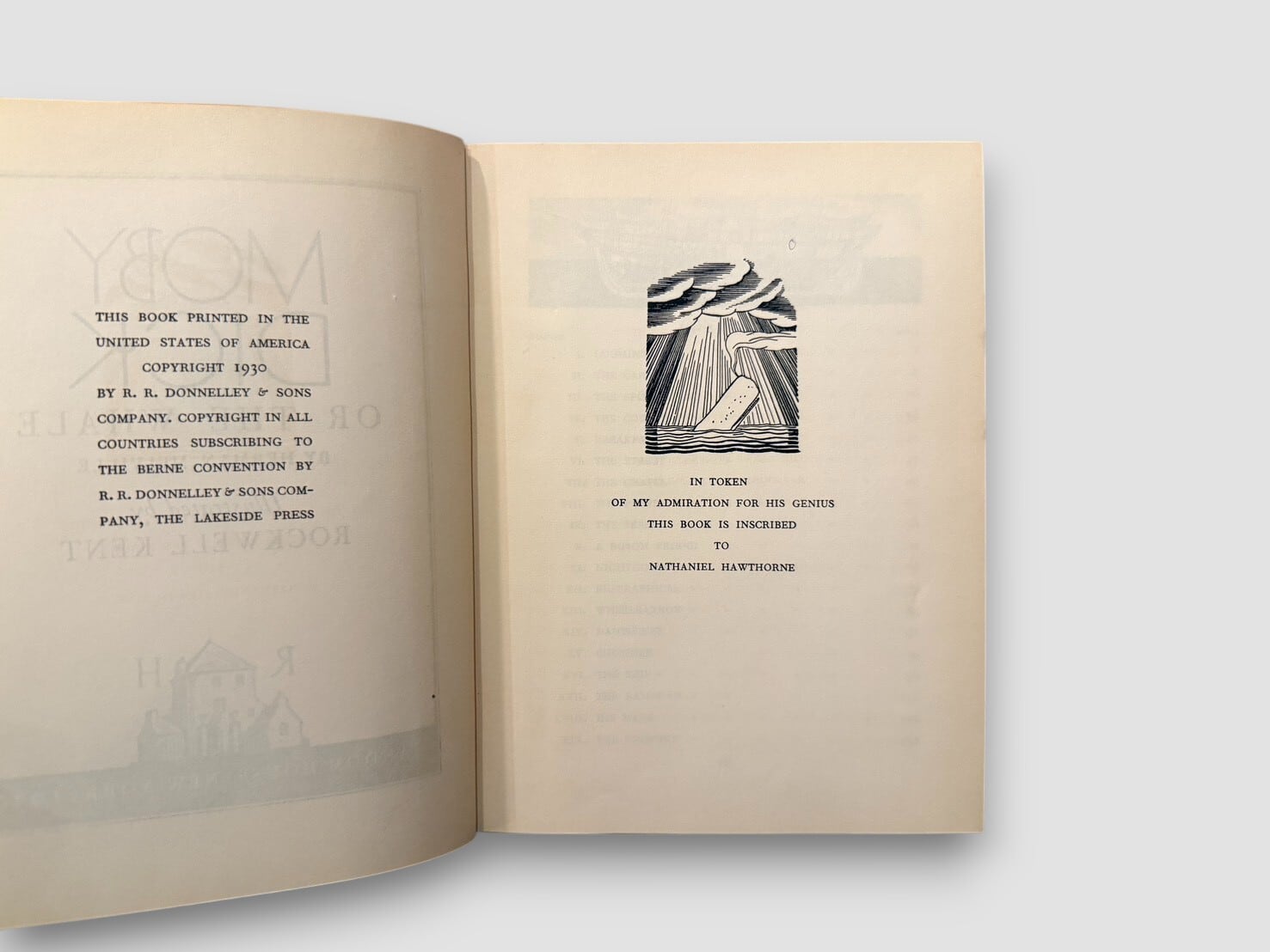 ルビーページ RL152】【FIRST EDITION ILLUSTRATED BY ROCKWELL KENT】Moby-Dick; or