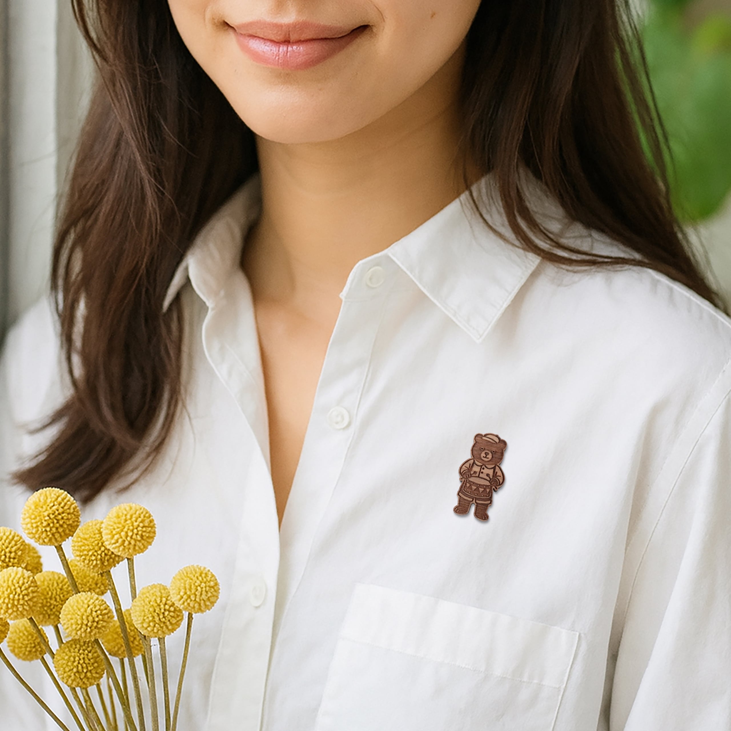 【ひろ】HARPO Bear Brooch HARPO シルバーブローチ