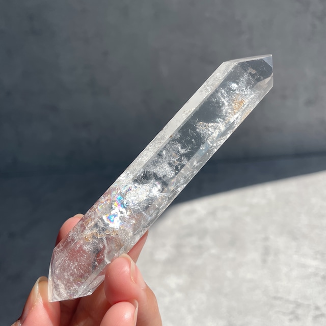 ミナスジェライス産クリアクォーツ ダブルターミネイテッド21◇Clear Quartz◇ 天然石・鉱物・パワーストーン