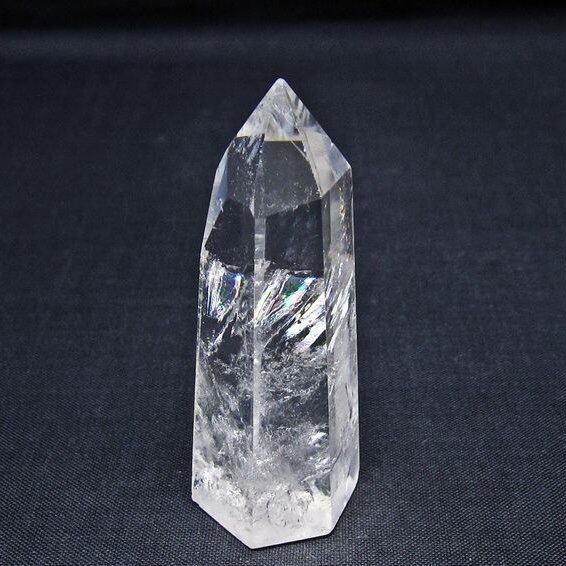 水晶 六角柱 ポイント 置物 一点物 142-11065