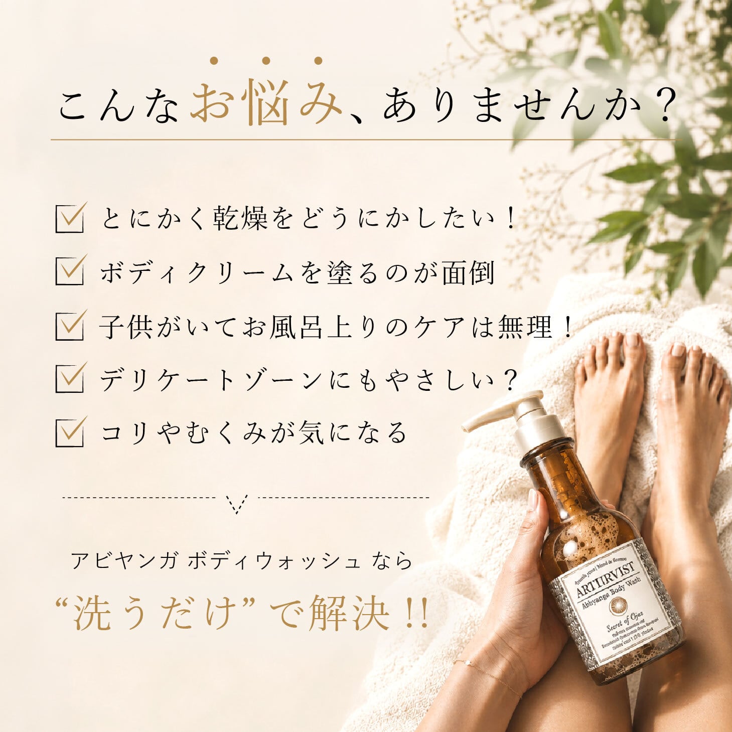 ﾘﾆｭｰｱﾙ】アビヤンガ ボディウォッシュ Total Body Cleanse 500ml