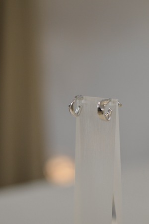 Wave Hoop Large / SILVER