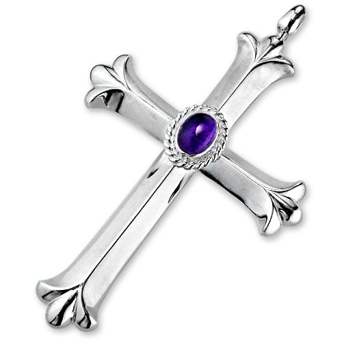 鷲見太郎 Pendant ペンダント】クロスペンダントw/アメジストSVカップ