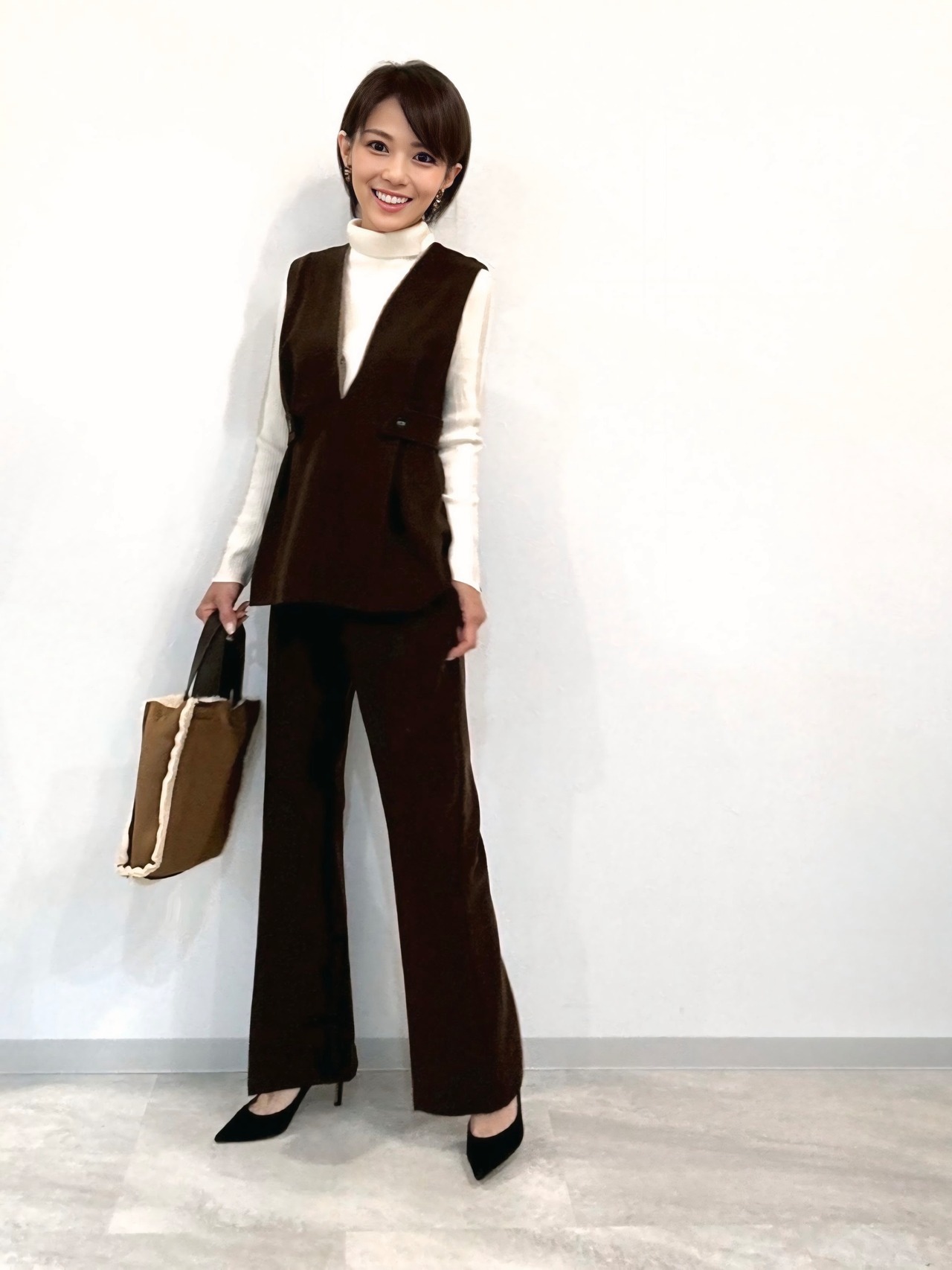 スエードバッグ（小）