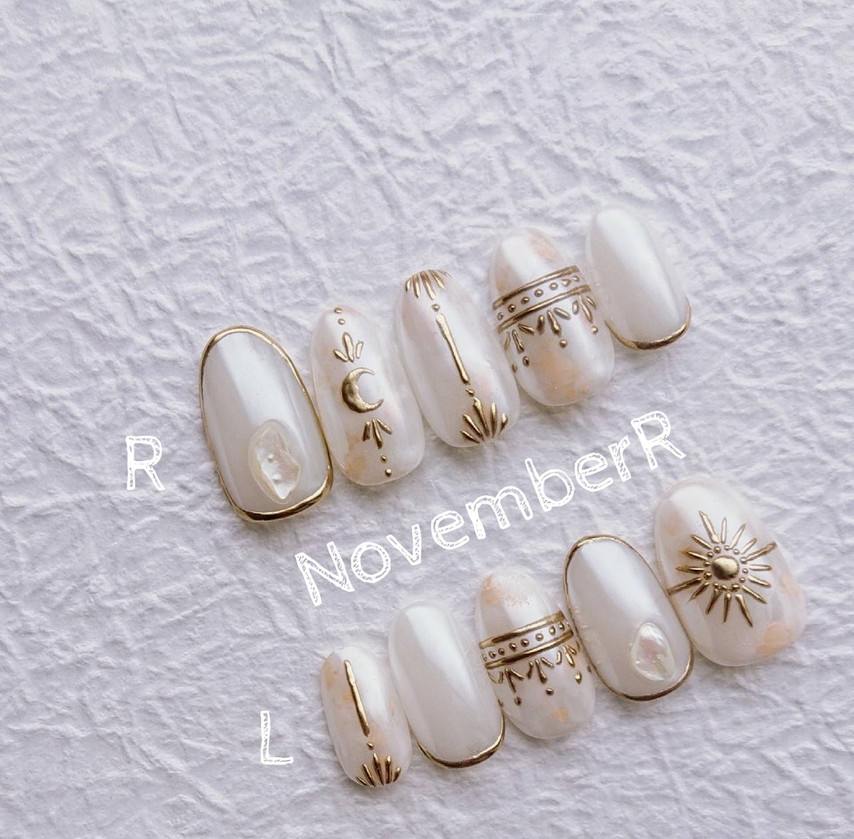 LA624☆ちゅるんボヘミアンネイルチップ | NovemberR 〰️ネイルチップ