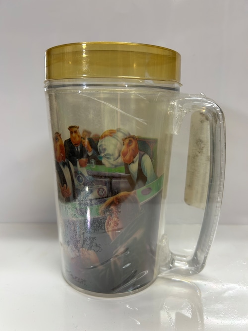 CAMEL Cigarettes Clear Mug Cup ''BAR" Thermo-Serv/キャメル マグカップ  プラスチック タバコ ビンテージ