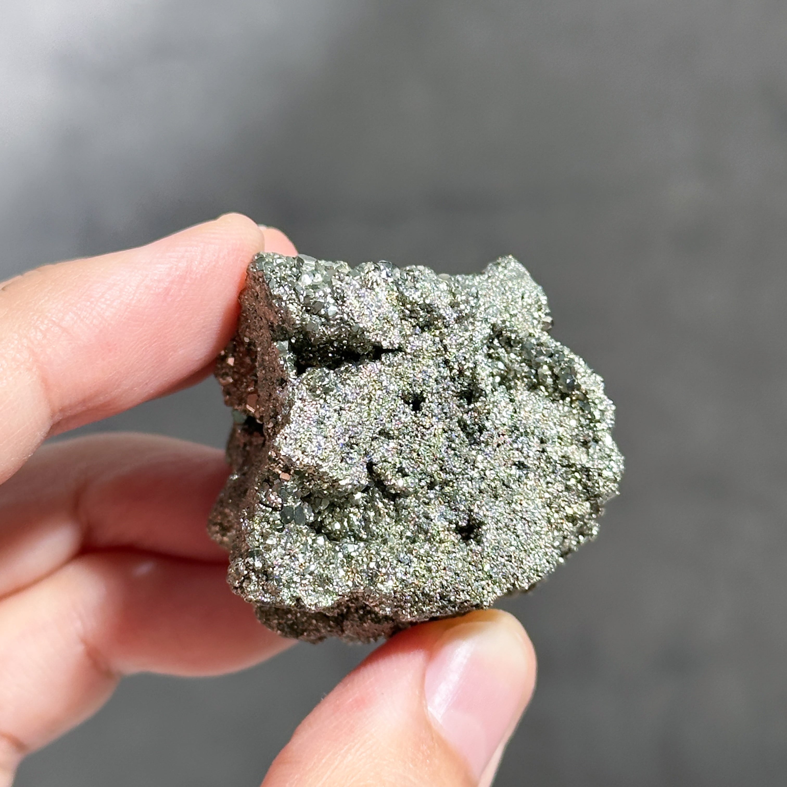 Kaya◆一点物✧パイライト×グレーイエローダイヤモンドピアス✧14kgf パイライト 原石14◇ Pyrite ◇天然石・鉱物・パワーストーン