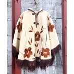 Vintage embroidered poncho