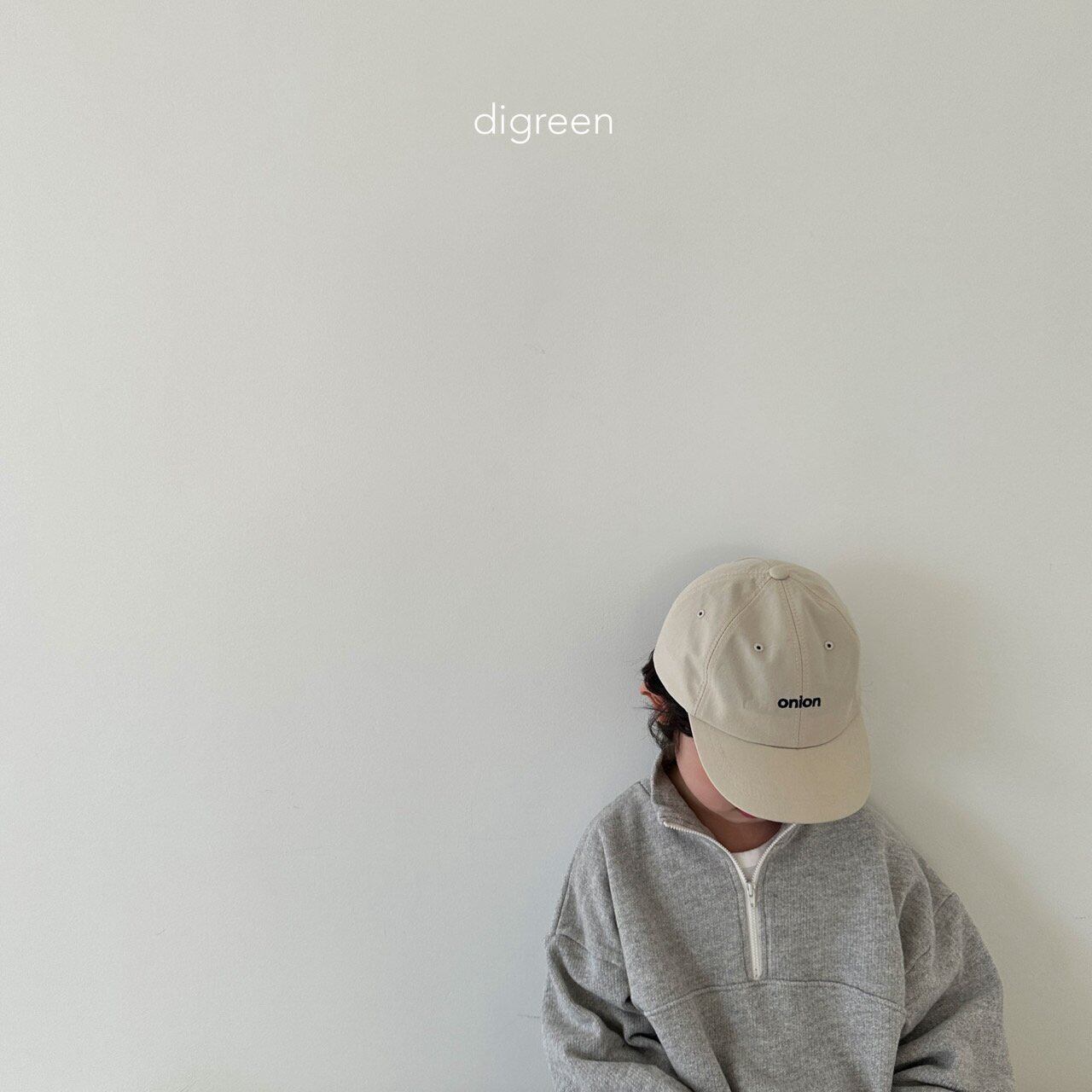 【digreen】Half zip-up sweatshirts