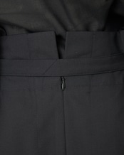 i’m here - UN(I)FORM Pleats Skirt :Navy|制服ウール混/4面プリーツ/ウォッシャブル