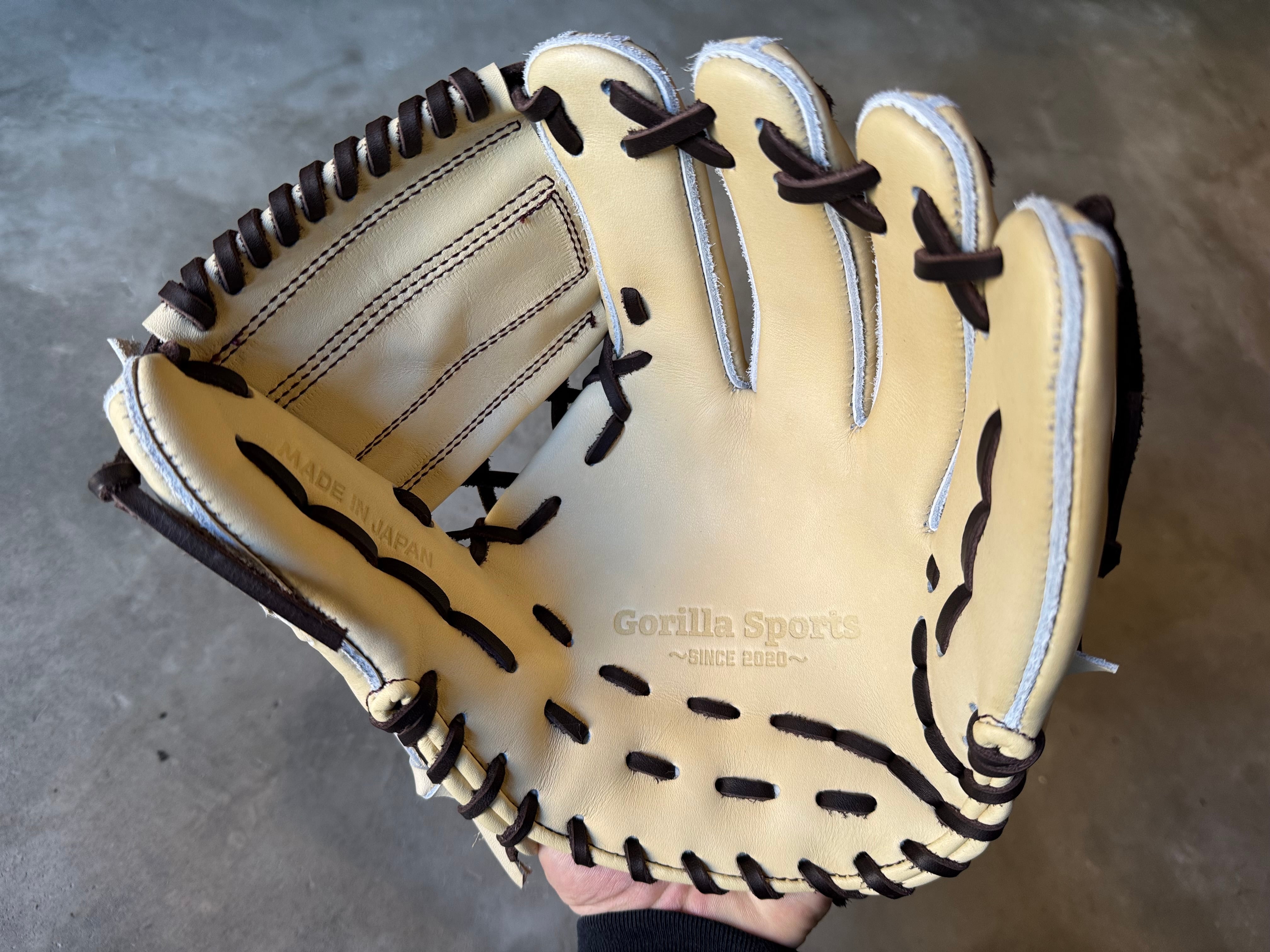 限定モデル【GS】軟式用グローブ 内野手当て挟み型5ミリアップ