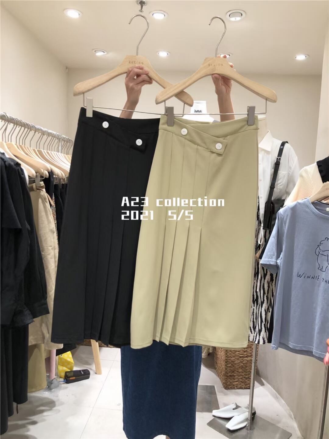 フラップ風　タックスカート　AJ3396-D06