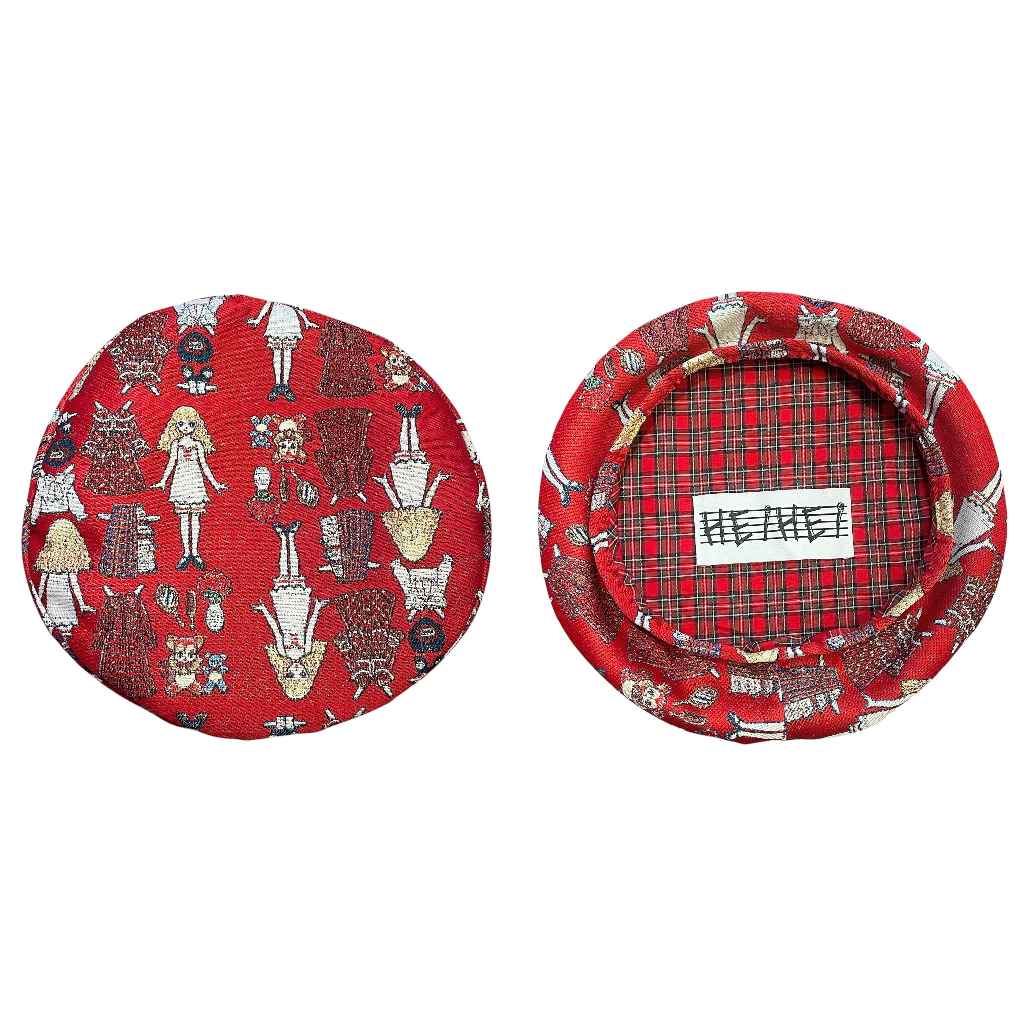 ジャガードベレー帽 着せ替え少女