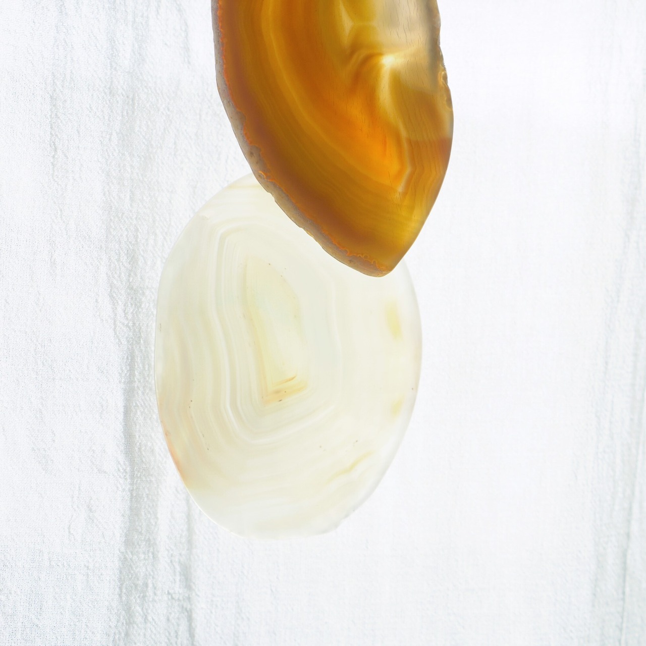 Coffee Float - アゲートヒーリングチャイム / Agate Sun Catcher Wind Chime 110