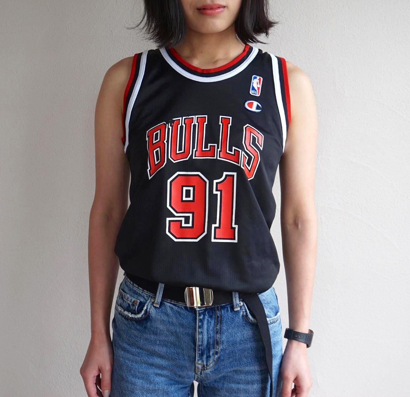 未使用レア】 ロッドマン レプリカユニフォーム #91 NBA シカゴ ブルズ