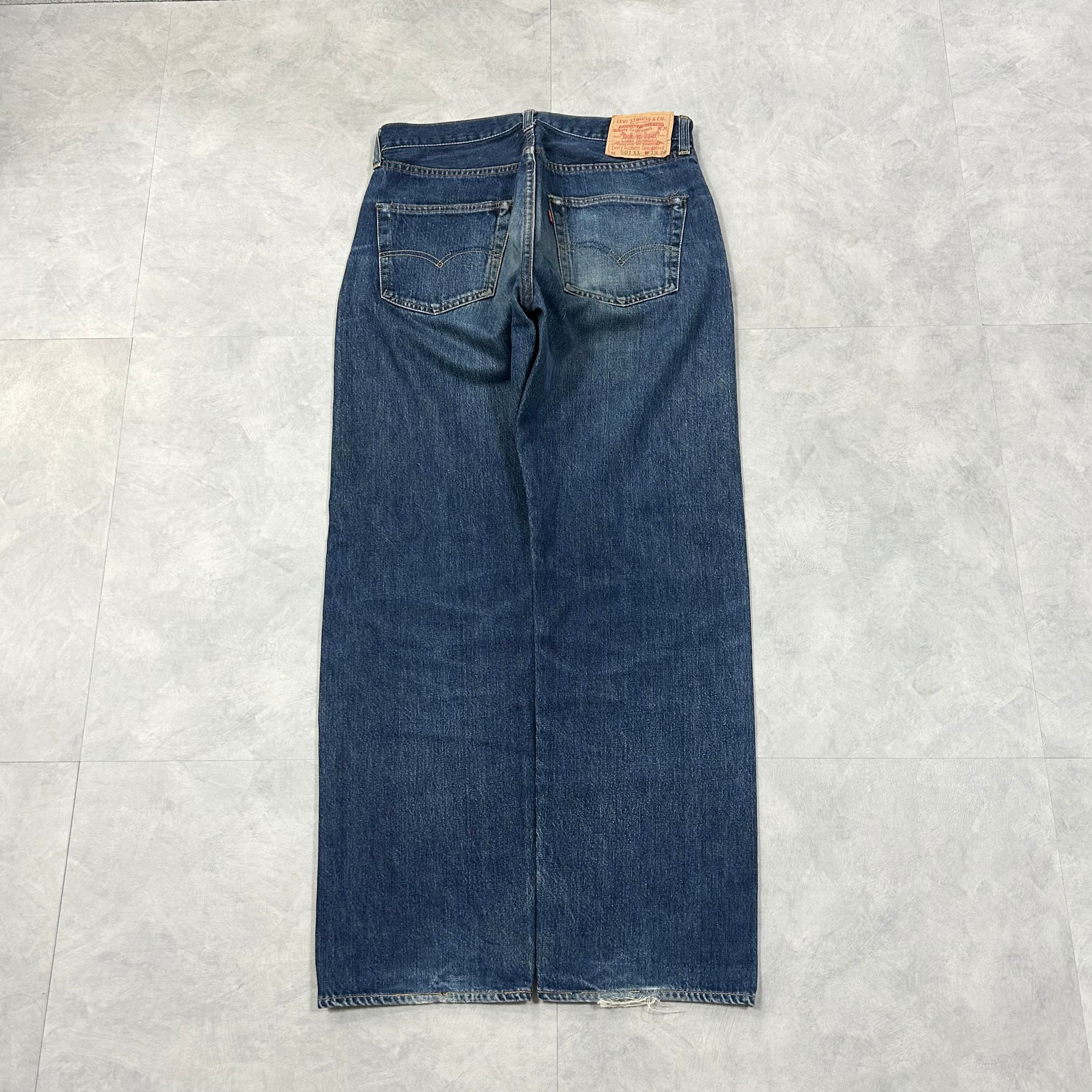 00s メキシコ製 Levi's/リーバイス 501 デニムパンツ W34インチ ブルー