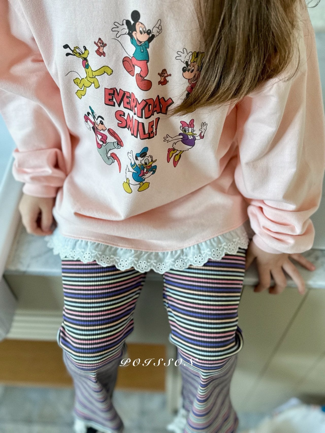 B649【即納】color pop pants