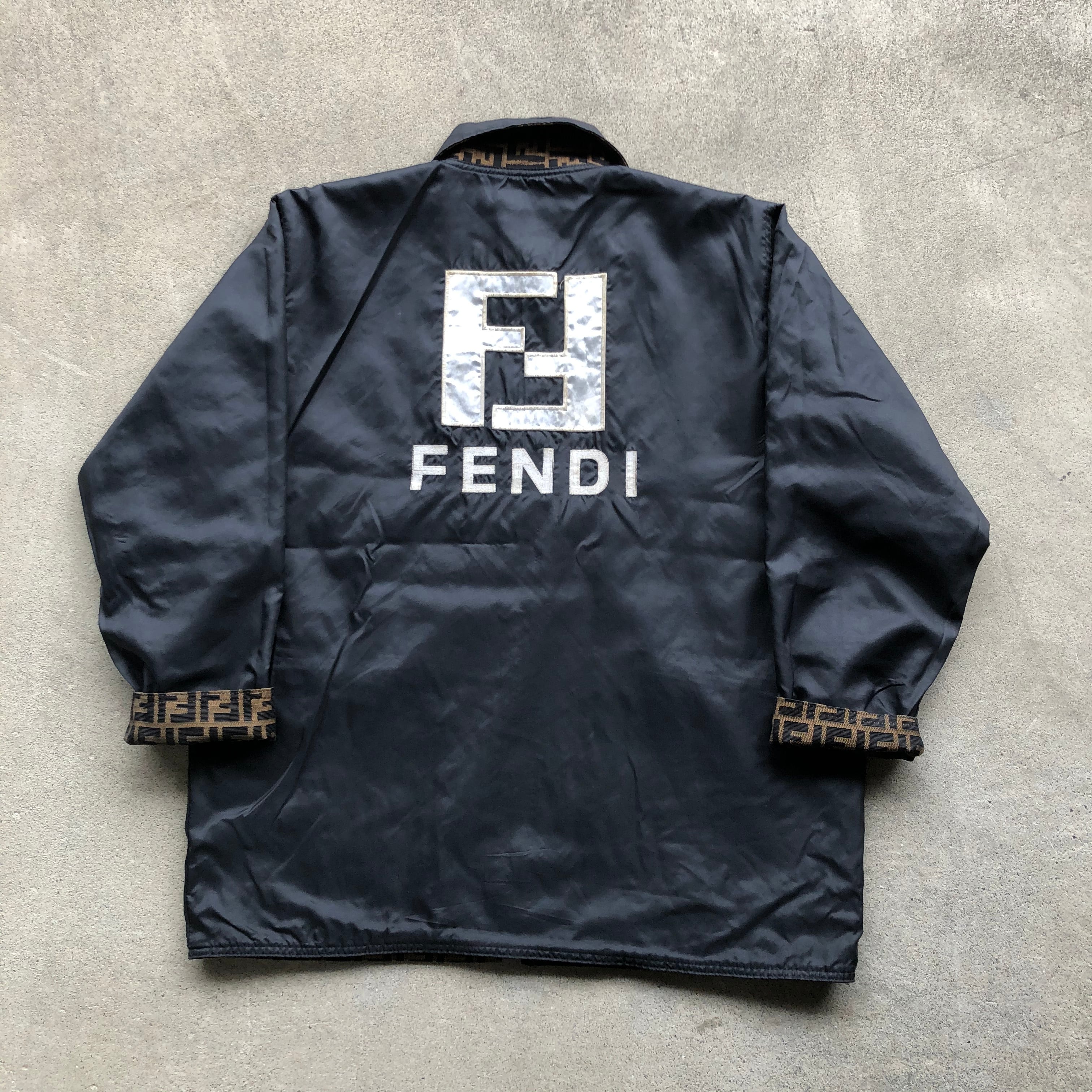 FENDI フェンディ イタリア製 ズッカロゴ 総柄 リバーシブル ジャケット