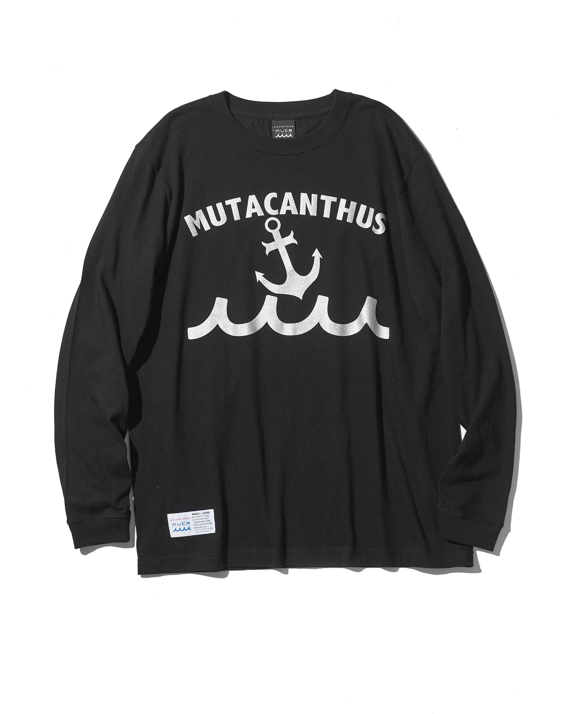 muta MARINE × ACANTHUS アンカーロゴ ロングスリーブTシャツ