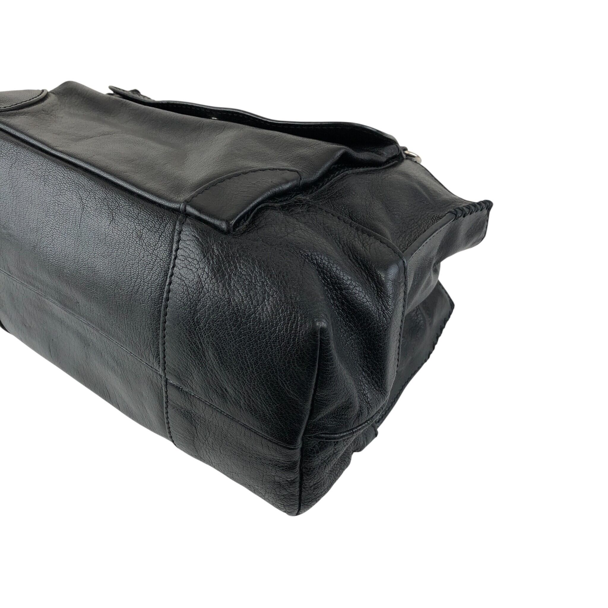 CELINE/セリーヌ ブギーバッグ・ハンドバッグ 馬車金具チャーム 美品】CELINE ブギーバッグ ハンドバッグ 馬車金具 ロゴ入り チャーム