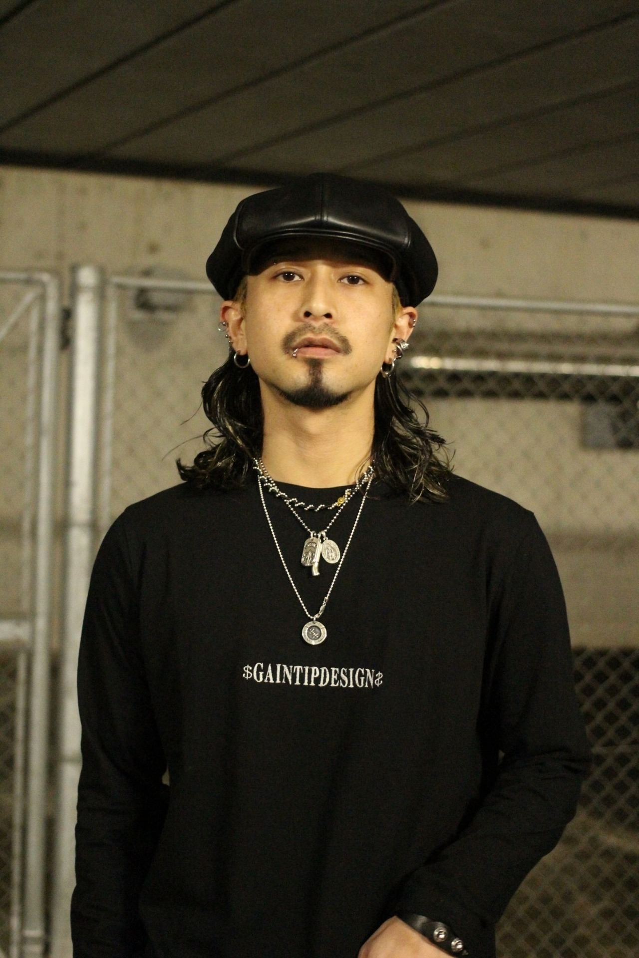 Basic Logo Real Leather Casquette